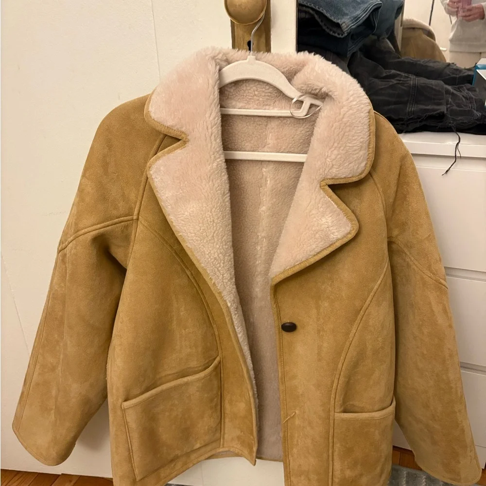 Mango Shearling Jacket - Picture 1 of 1